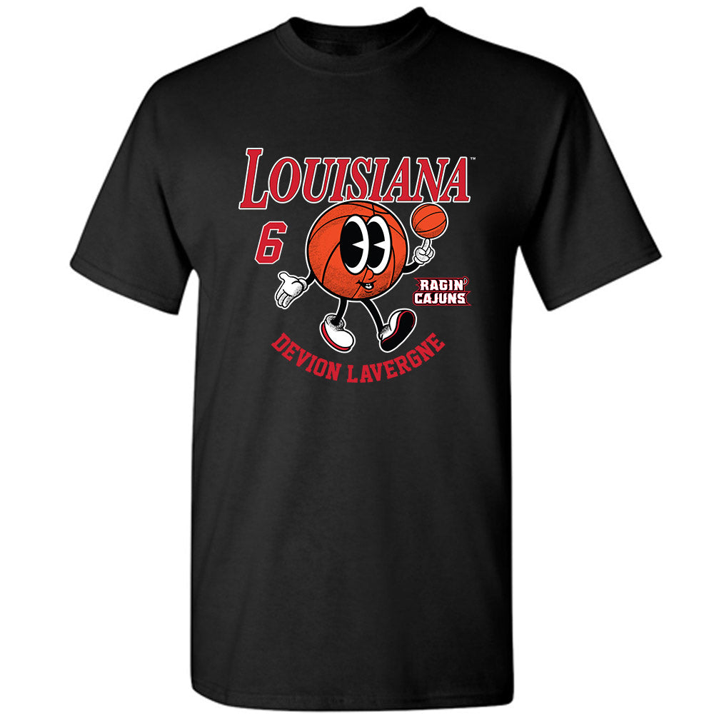 Louisiana - NCAA Men's Basketball : Devion Lavergne - Fashion Shersey T-Shirt-0