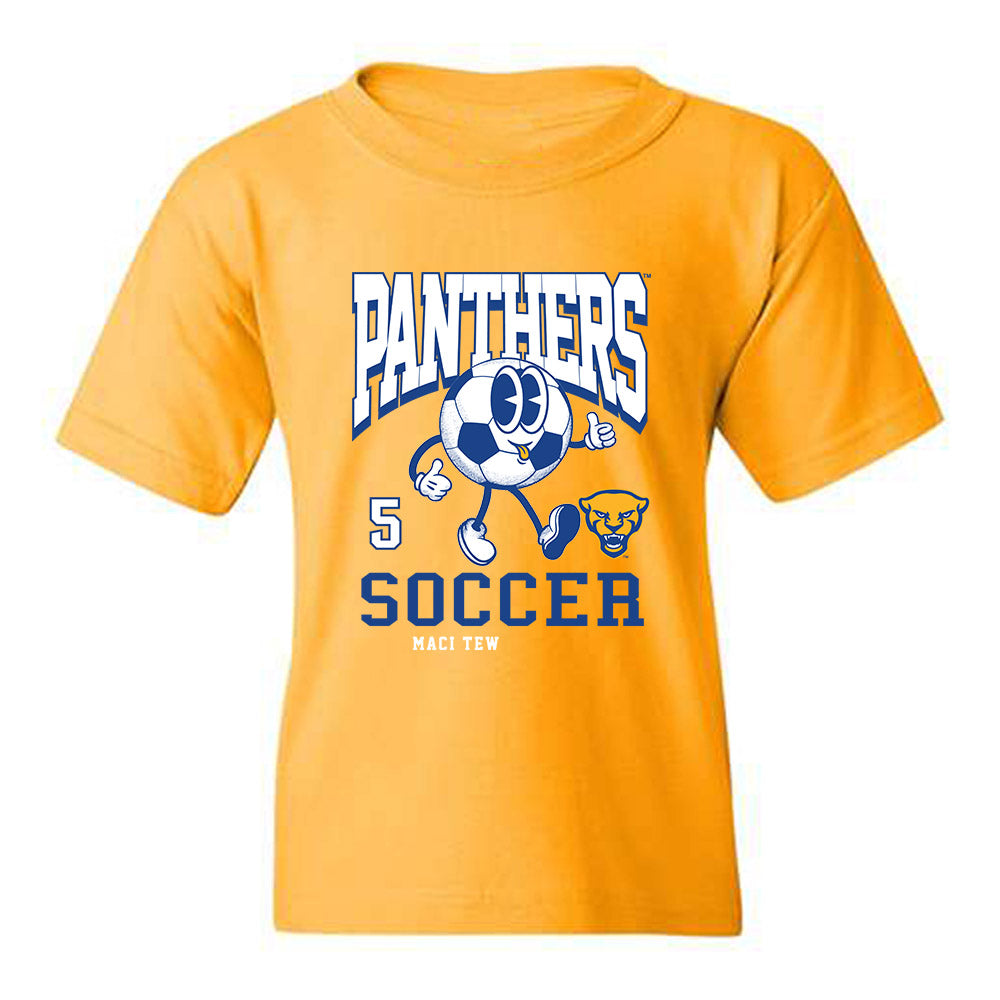Pittsburgh - NCAA Women's Soccer : Maci Tew - Fashion Shersey Youth T-Shirt-0