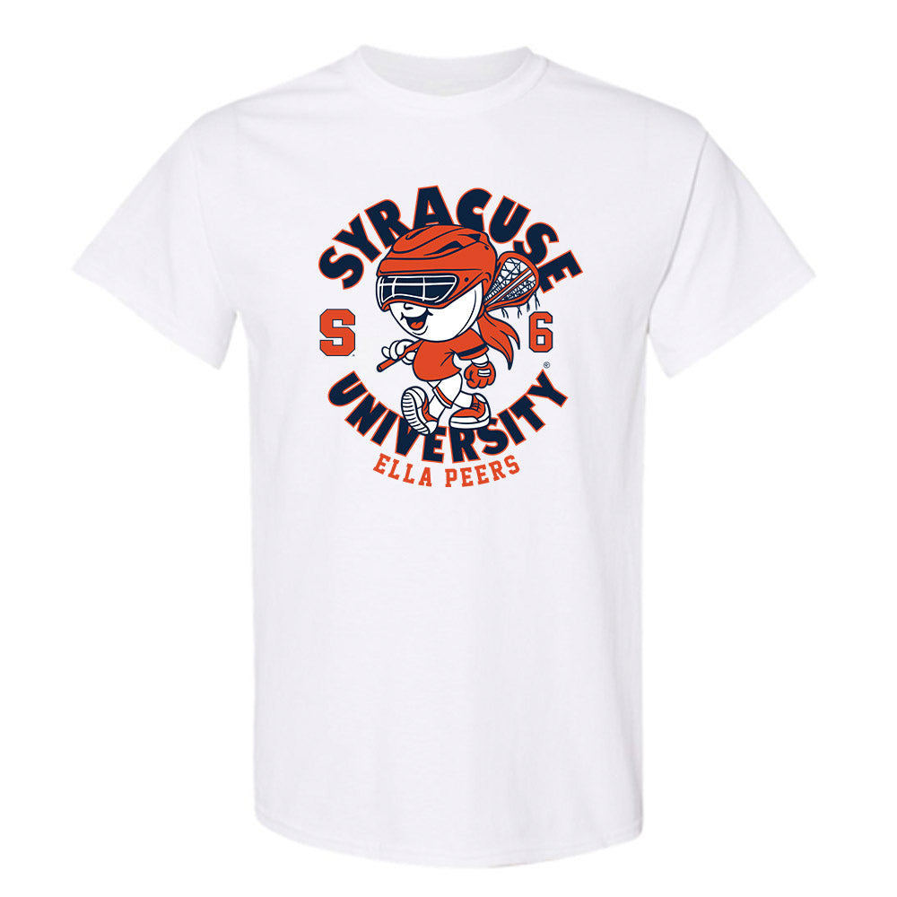 Syracuse - NCAA Women's Lacrosse : Ella Peers - Fashion Shersey T-Shirt-0