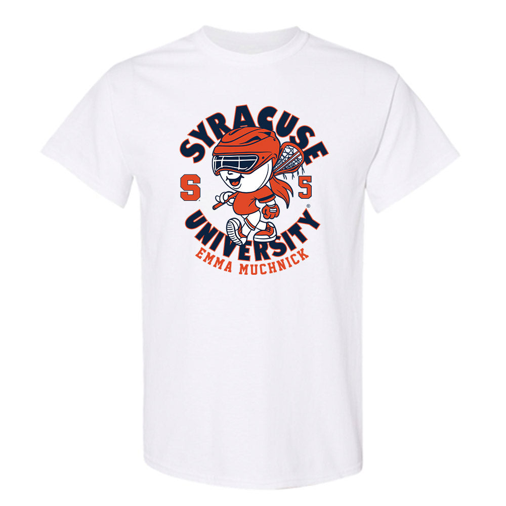 Syracuse - NCAA Women's Lacrosse : Emma Muchnick - Fashion Shersey T-Shirt-0