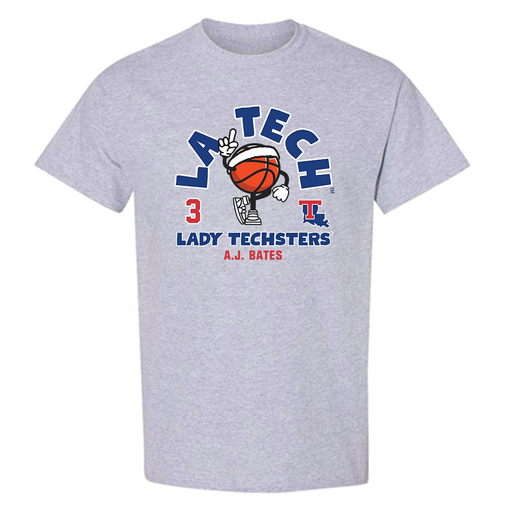 LA Tech - NCAA Men's Basketball : A.J. Bates - Fashion Shersey T-Shirt-0
