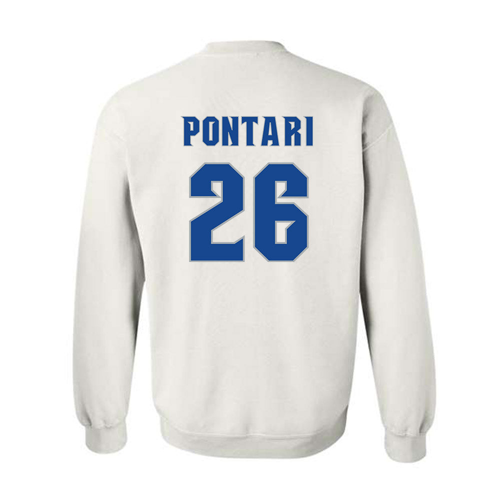 Seton Hall - NCAA Baseball : Matt Pontari - Replica Shersey Crewneck Sweatshirt-1
