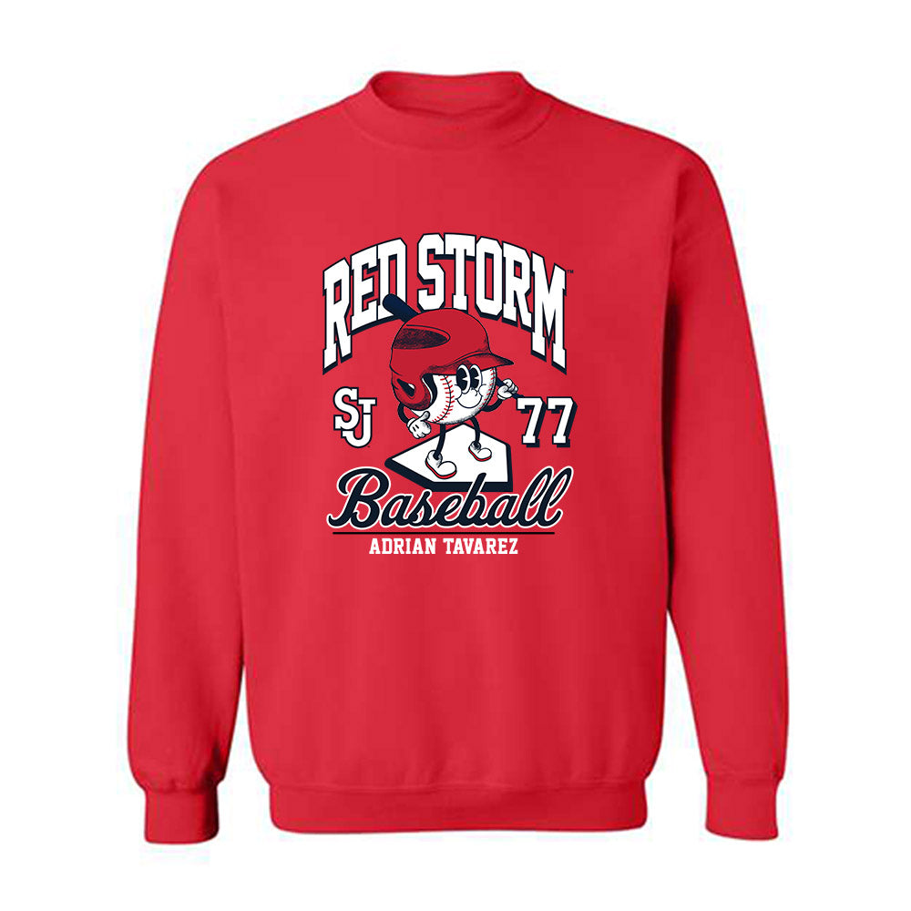 St. Johns - NCAA Baseball : Adrian Tavarez - Fashion Shersey Crewneck Sweatshirt-0