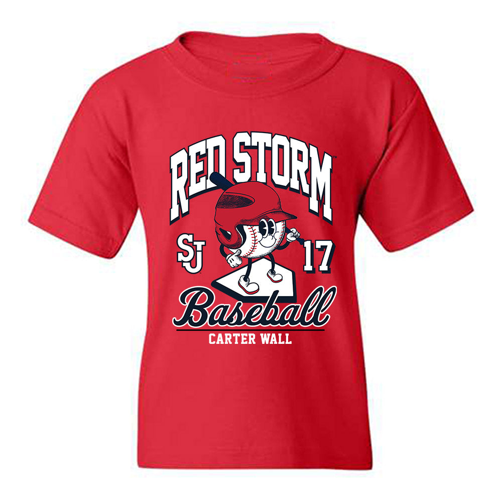 St. Johns - NCAA Baseball : Carter Wall - Fashion Shersey Youth T-Shirt-0