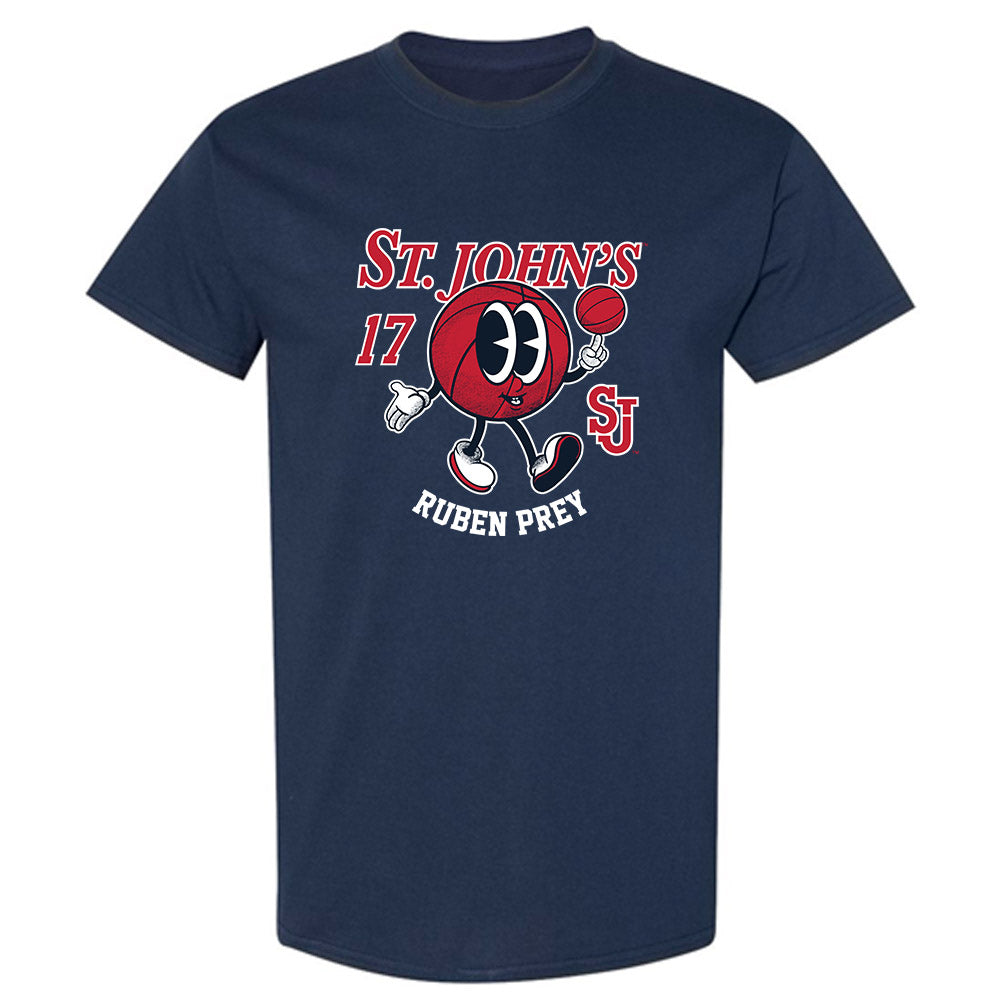 St. Johns - NCAA Men's Basketball : Ruben Prey - Fashion Shersey T-Shirt-0