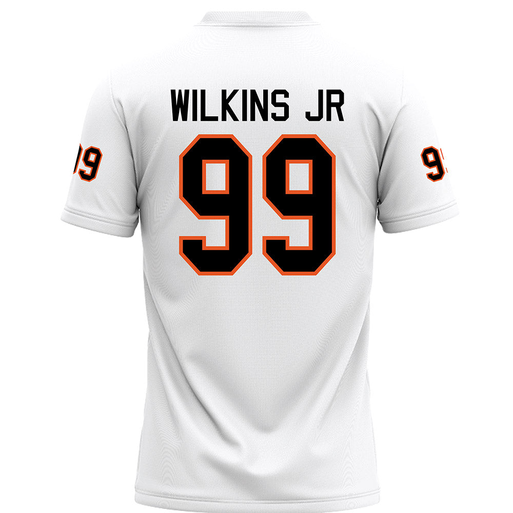 UTPB - NCAA Football : Calvin TANK Wilkins Jr - White Football Jersey-1