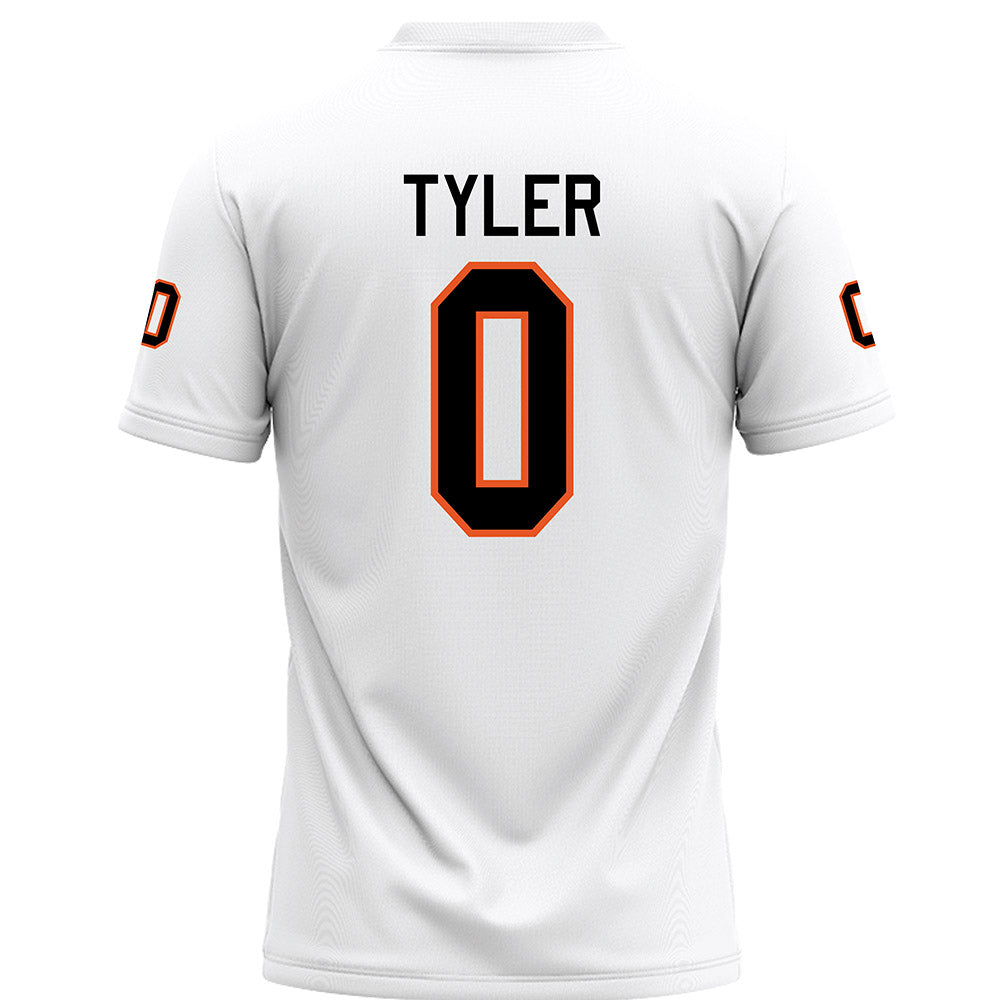 UTPB - NCAA Football : Cam Tyler - White Football Jersey-1