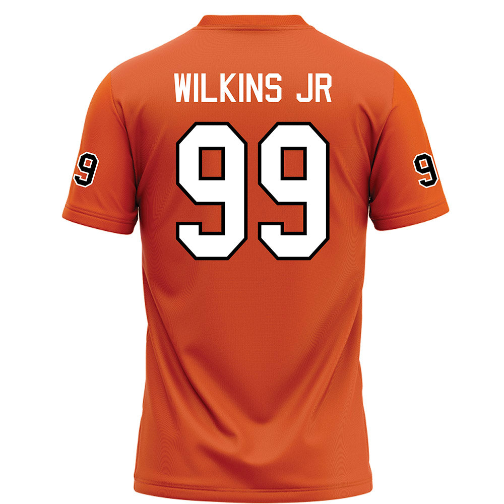 UTPB - NCAA Football : Calvin TANK Wilkins Jr - Orange Football Jersey-1