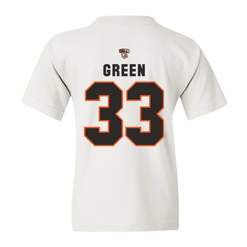 UTPB - NCAA Football : Devin Green - Replica Shersey Youth T-Shirt-1