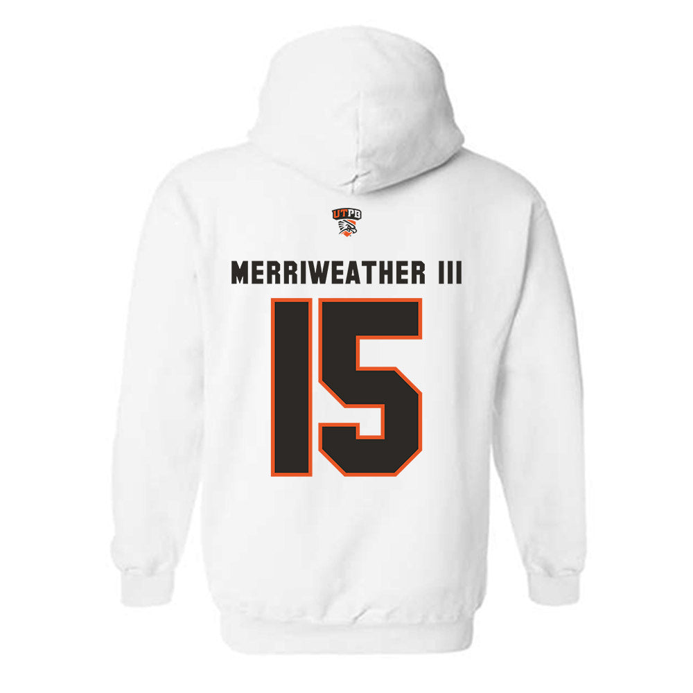 UTPB - NCAA Football : Edwin Merriweather III - Replica Shersey Hooded Sweatshirt-1
