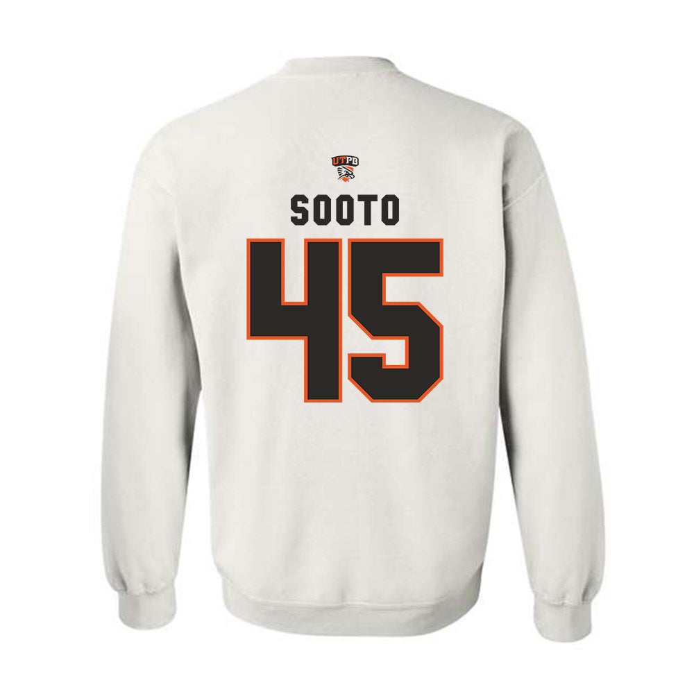 UTPB - NCAA Football : McKyle Sooto - Replica Shersey Crewneck Sweatshirt-1