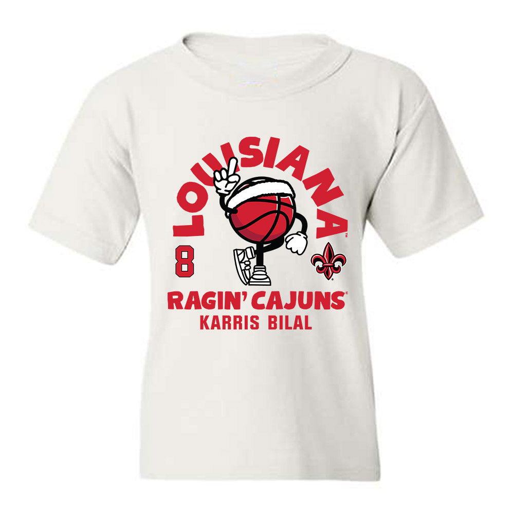 Louisiana - NCAA Men's Basketball : Karris Bilal - Fashion Shersey Youth T-Shirt-0