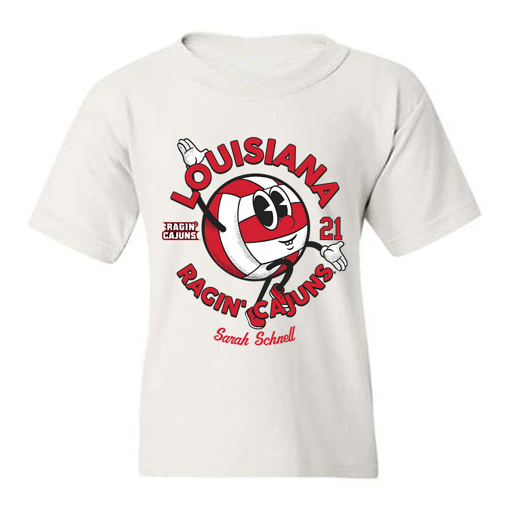 Louisiana - NCAA Women's Volleyball : Sarah Schnell - Fashion Shersey Youth T-Shirt-0