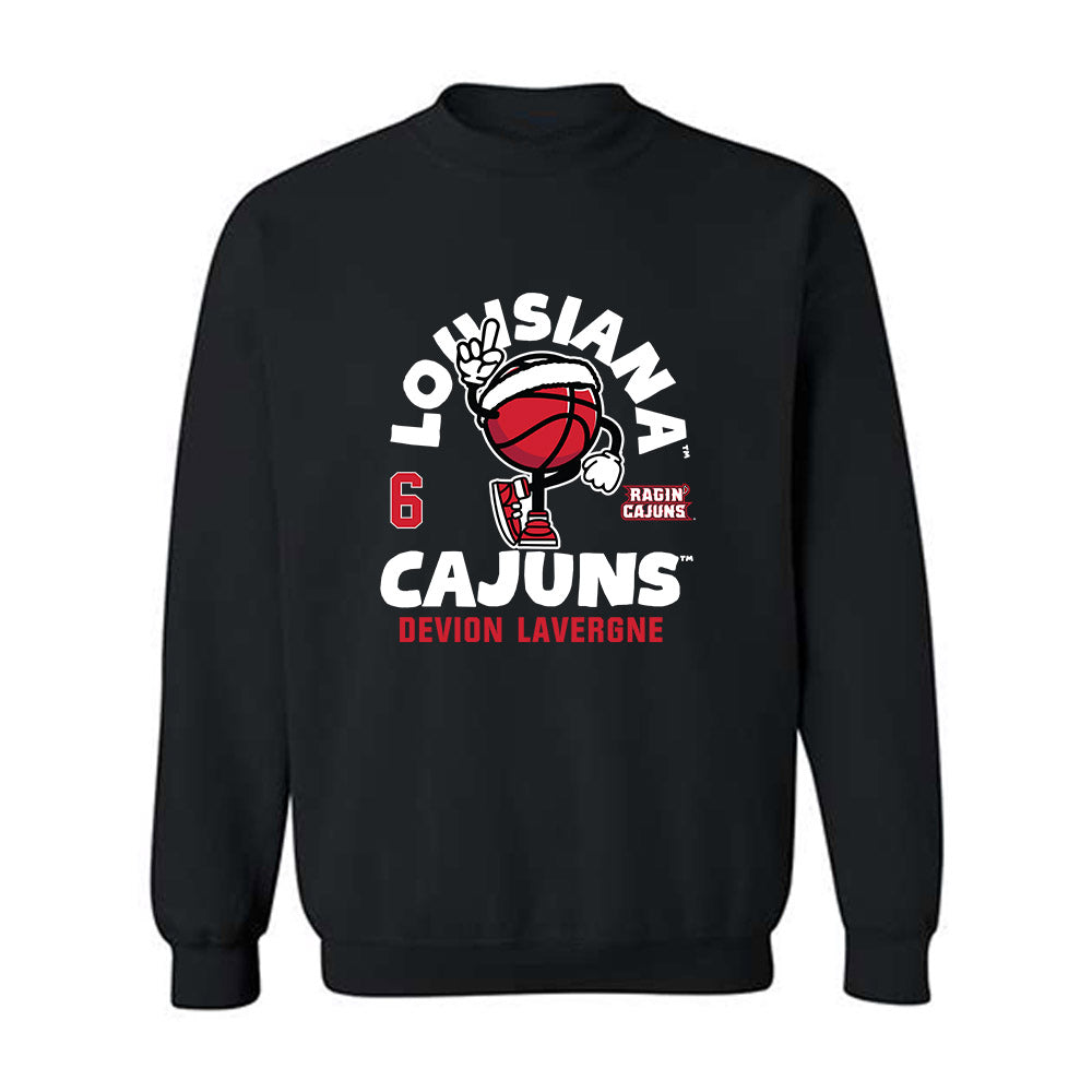 Louisiana - NCAA Men's Basketball : Devion Lavergne - Fashion Shersey Crewneck Sweatshirt-0