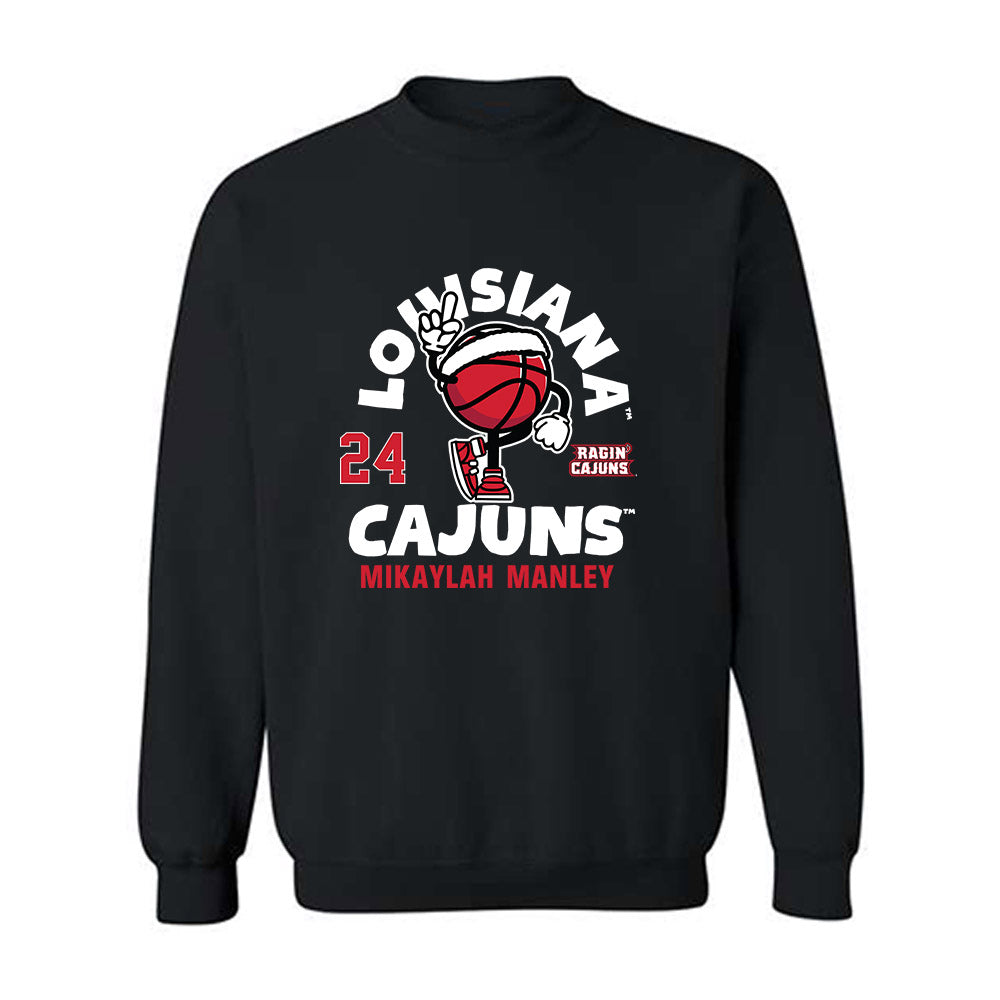 Louisiana - NCAA Women's Basketball : Mikaylah Manley - Fashion Shersey Crewneck Sweatshirt-0