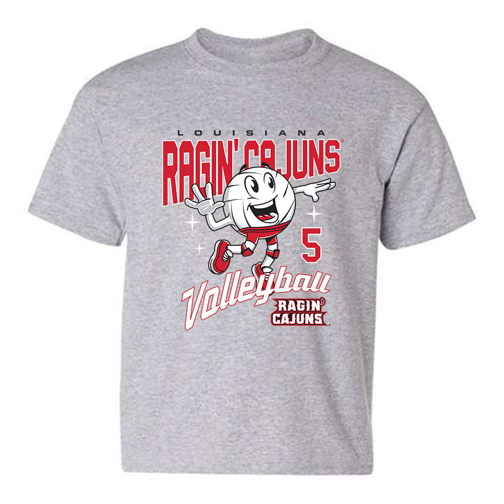 Louisiana - NCAA Women's Volleyball : Genesis Smith - Fashion Shersey Youth T-Shirt-0