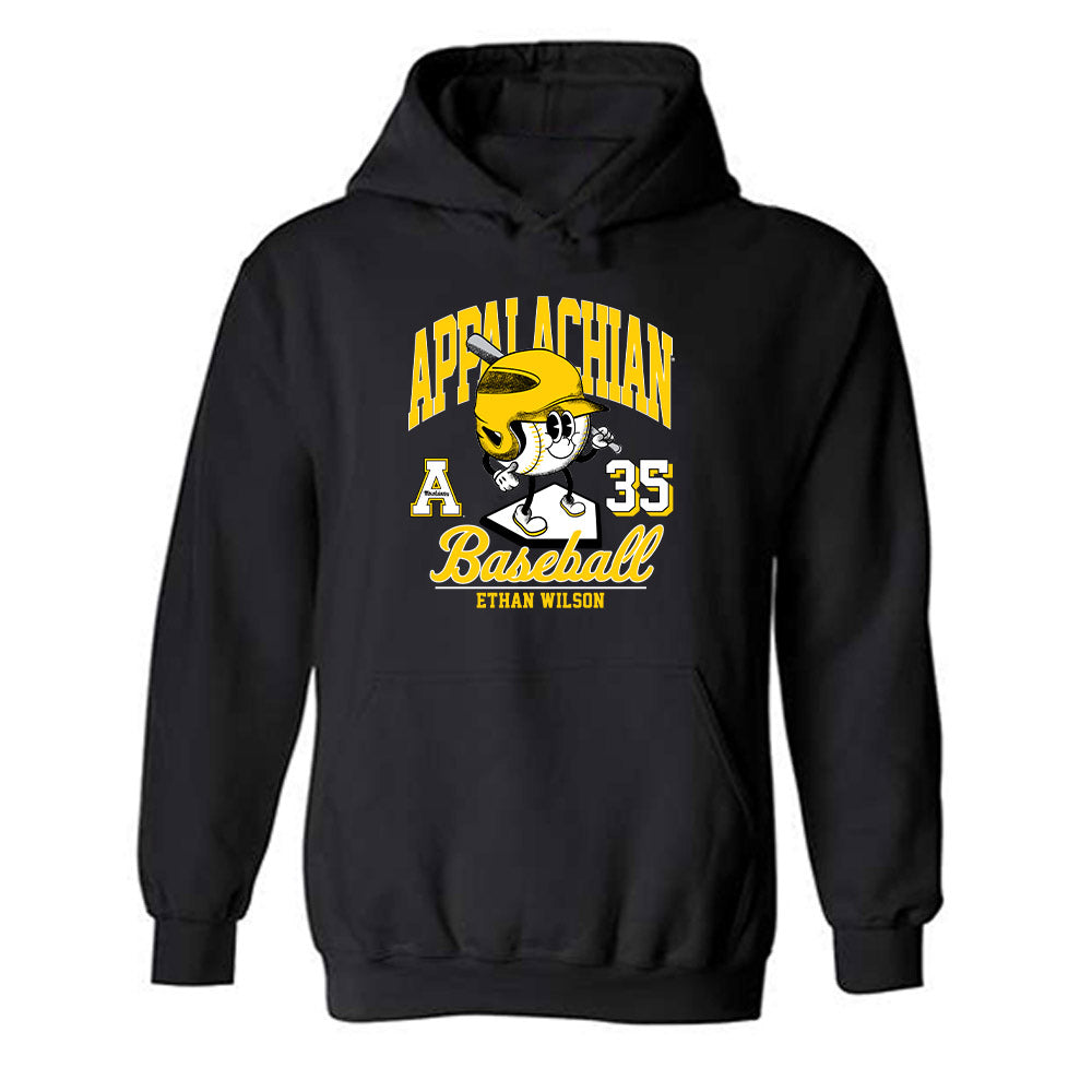 App State - NCAA Baseball : Ethan Wilson - Fashion Shersey Hooded Sweatshirt-0