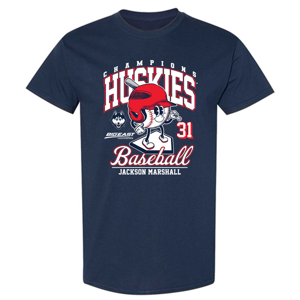 UConn - NCAA Baseball : Jackson Marshall - Fashion Shersey T-Shirt-0