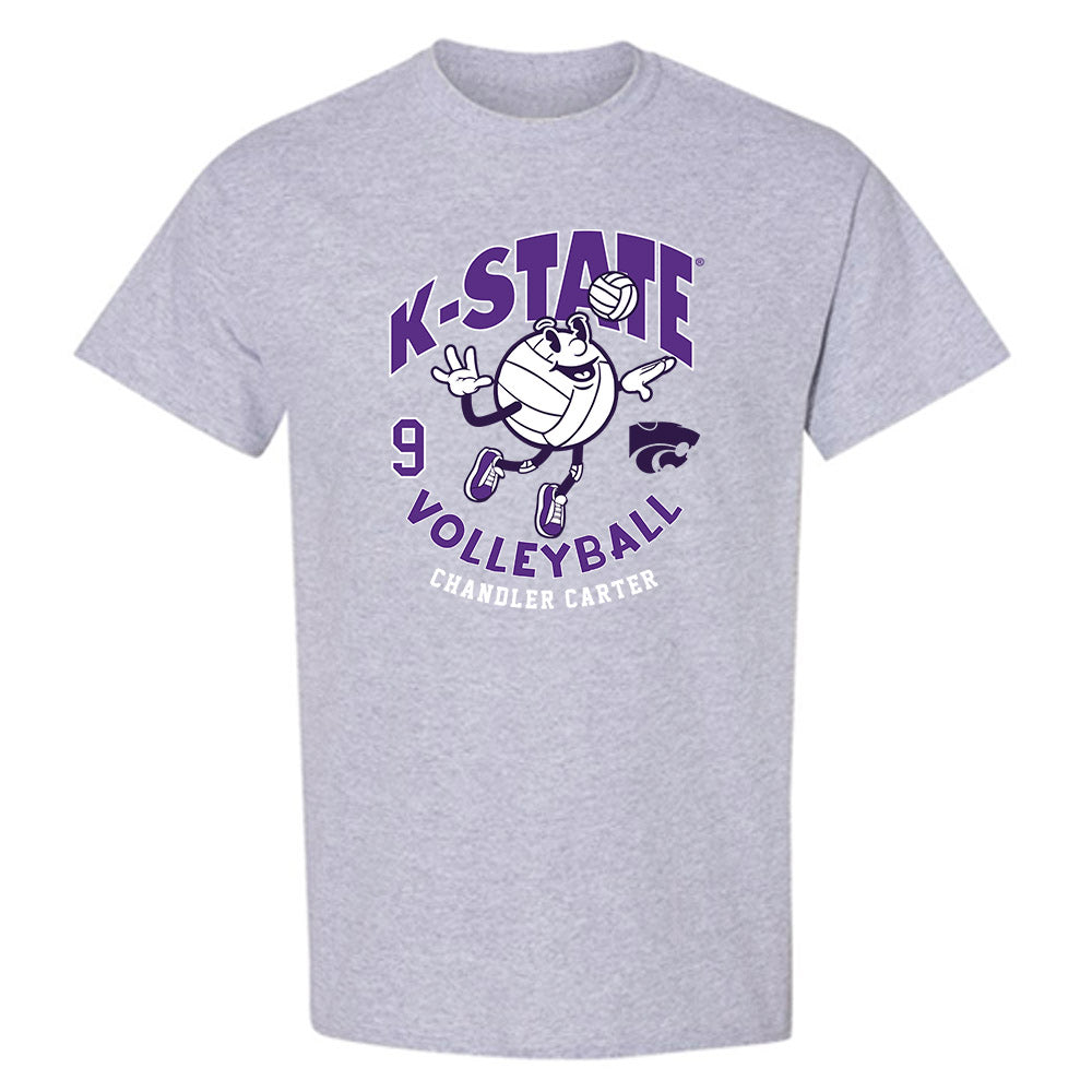 Kansas State - NCAA Women's Volleyball : Chandler Carter - Fashion Shersey T-Shirt-0