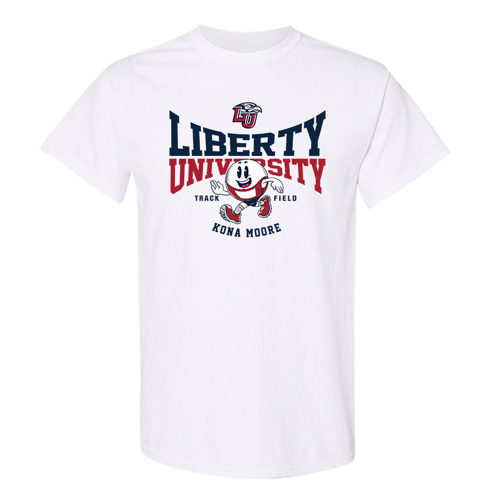 Liberty - NCAA Women's Track & Field : Kona Moore - Fashion Shersey T-Shirt-0