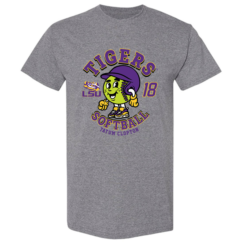 LSU - NCAA Softball : Tatum Clopton - Fashion Shersey T-Shirt-0
