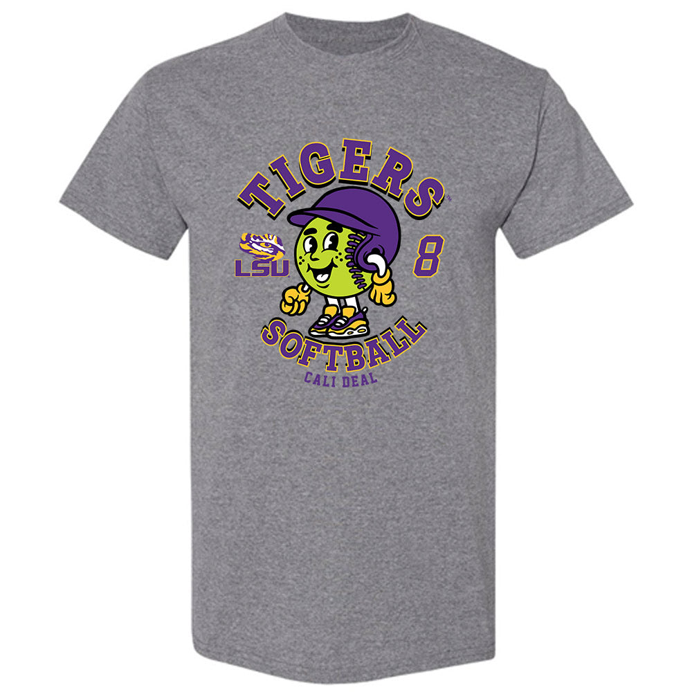 LSU - NCAA Softball : Cali Deal - Fashion Shersey T-Shirt-0