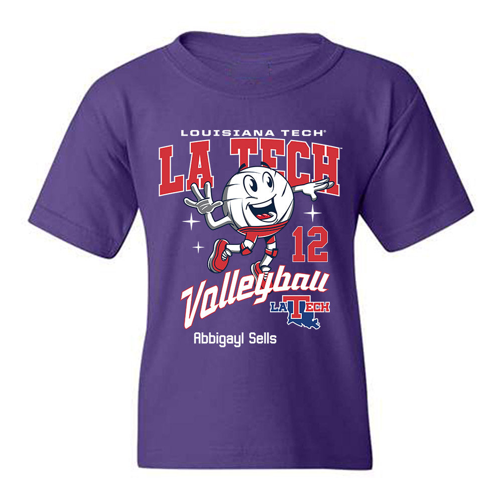 LA Tech - NCAA Women's Volleyball : Abbigayl Sells - Fashion Shersey Youth T-Shirt-0