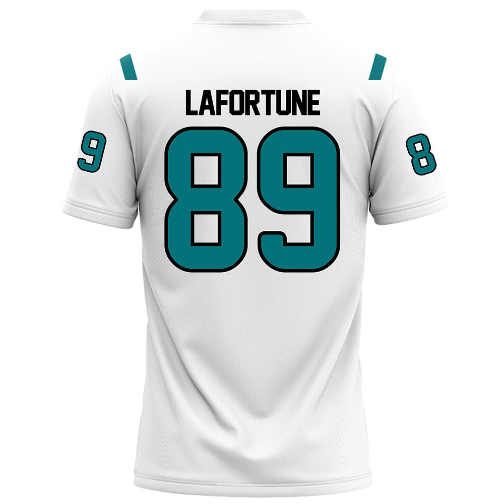 Coastal Carolina - NCAA Football : Tamarion Lafortune - White Football Jersey-1