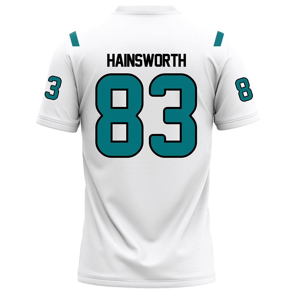 Coastal Carolina - NCAA Football : Kd Hainsworth - White Football Jersey-1