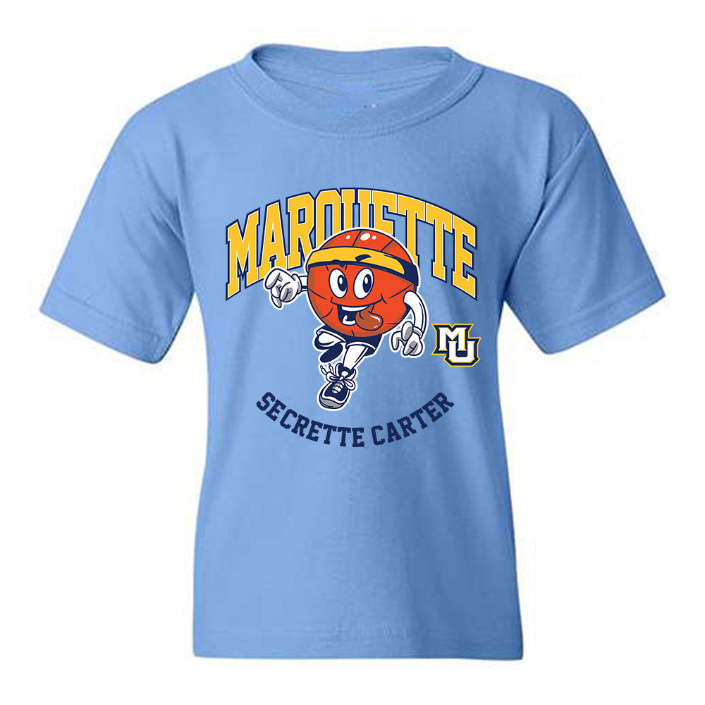 Marquette - NCAA Women's Basketball : Se'Crette Carter - Fashion Shersey Youth T-Shirt-0