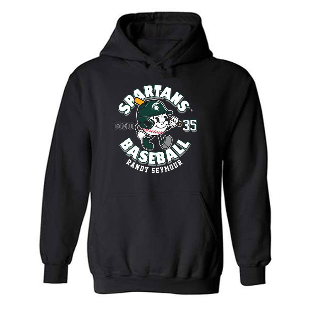 Michigan State - NCAA Baseball : Randy Seymour - Hooded Sweatshirt-0