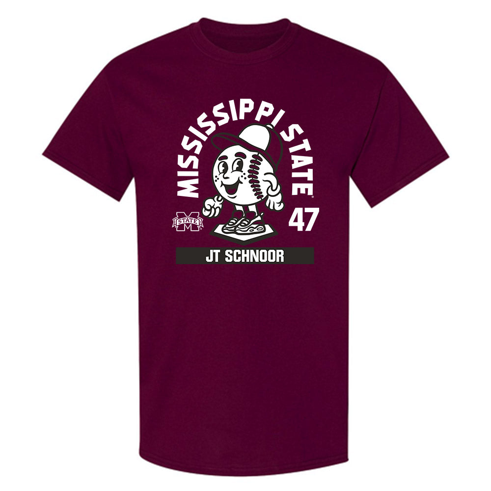 Mississippi State - NCAA Baseball : JT Schnoor - T-Shirt-0