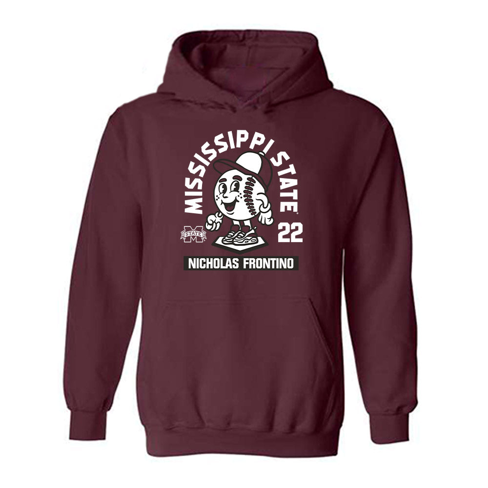 Mississippi State - NCAA Baseball : Nicholas Frontino - Hooded Sweatshirt-0