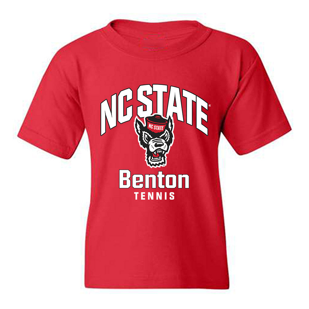 NC State - NCAA Men's Tennis : Cody Benton - Fashion Shersey Youth T-Shirt-0