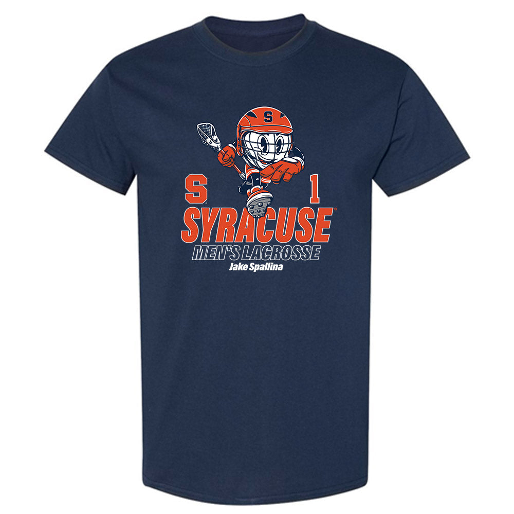 Syracuse - NCAA Men's Lacrosse : Jake Spallina - Fashion Shersey T-Shirt-0