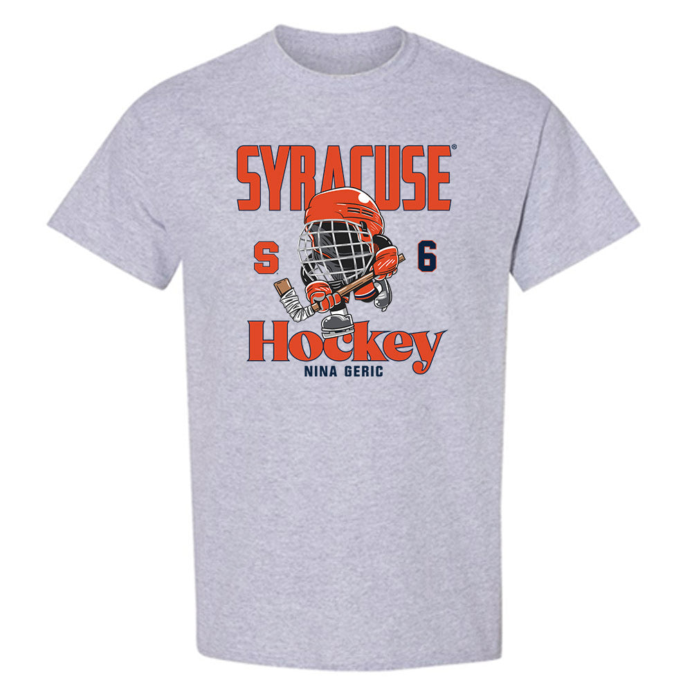 Syracuse - NCAA Women's Ice Hockey : Nina Geric - Fashion Shersey T-Shirt-0