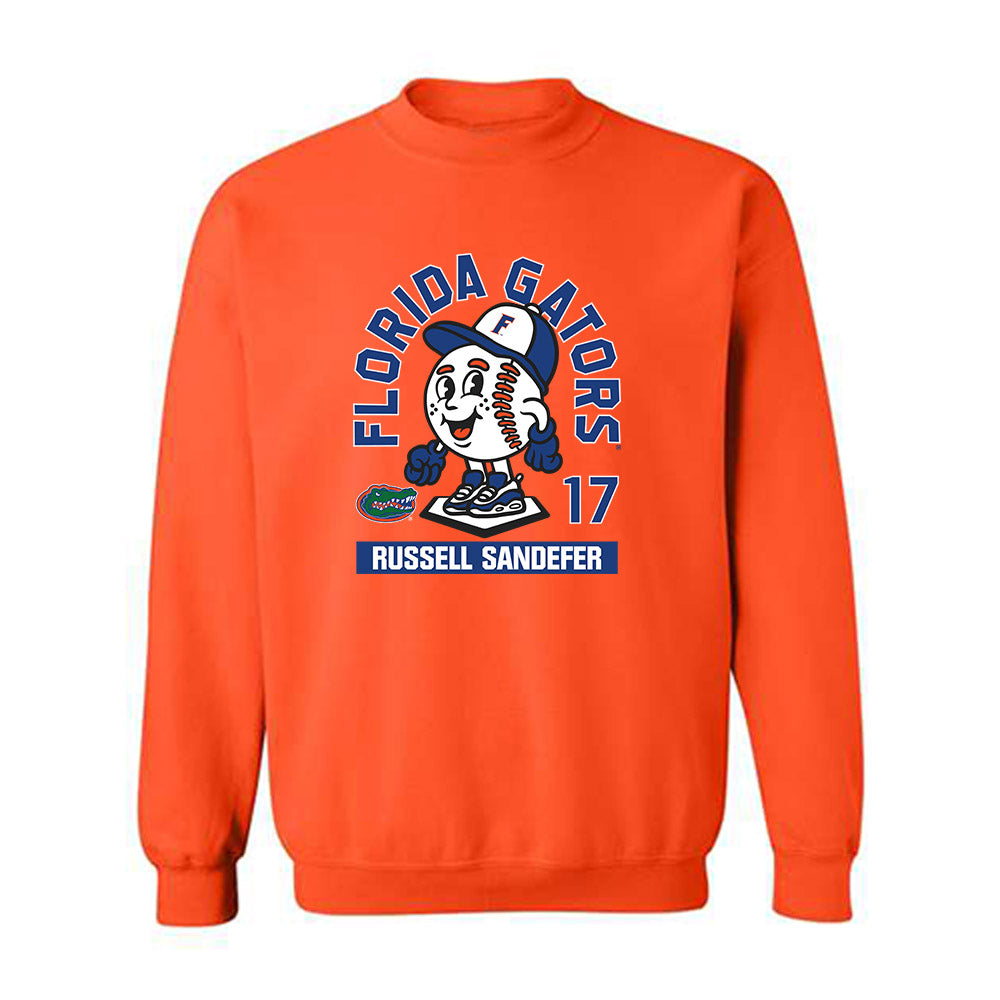 Florida - NCAA Baseball : Russell Sandefer - Fashion Shersey Crewneck Sweatshirt-0