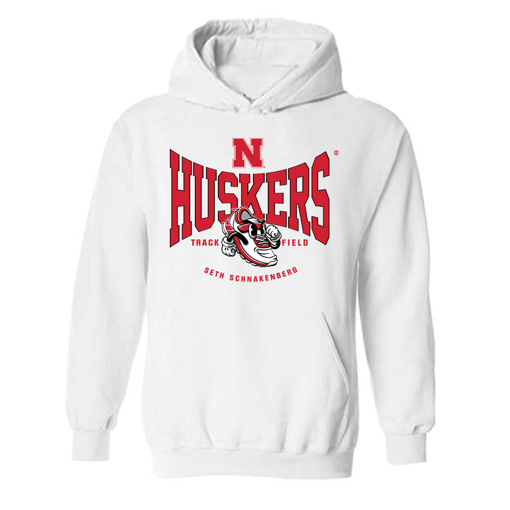 Nebraska - NCAA Men's Track & Field : Seth Schnakenberg - Fashion Shersey Hooded Sweatshirt-0