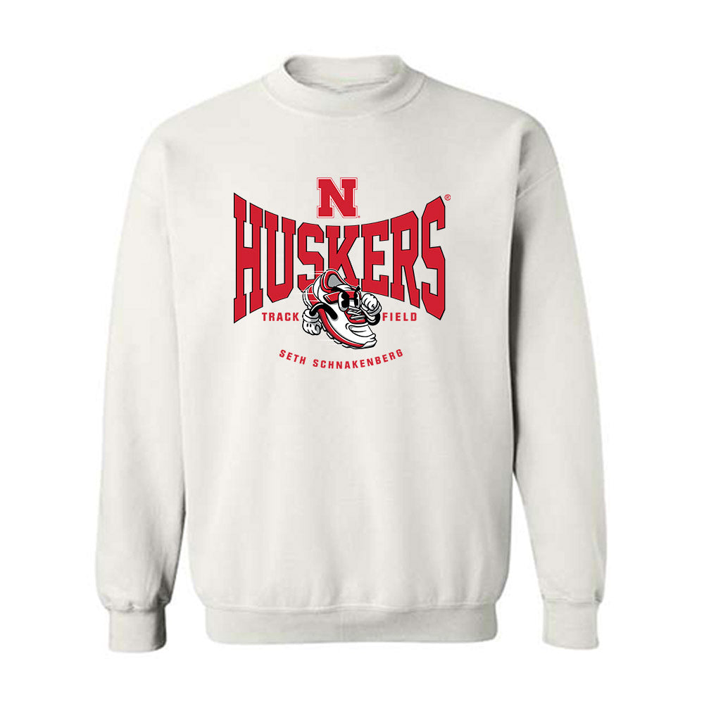 Nebraska - NCAA Men's Track & Field : Seth Schnakenberg - Fashion Shersey Crewneck Sweatshirt-0