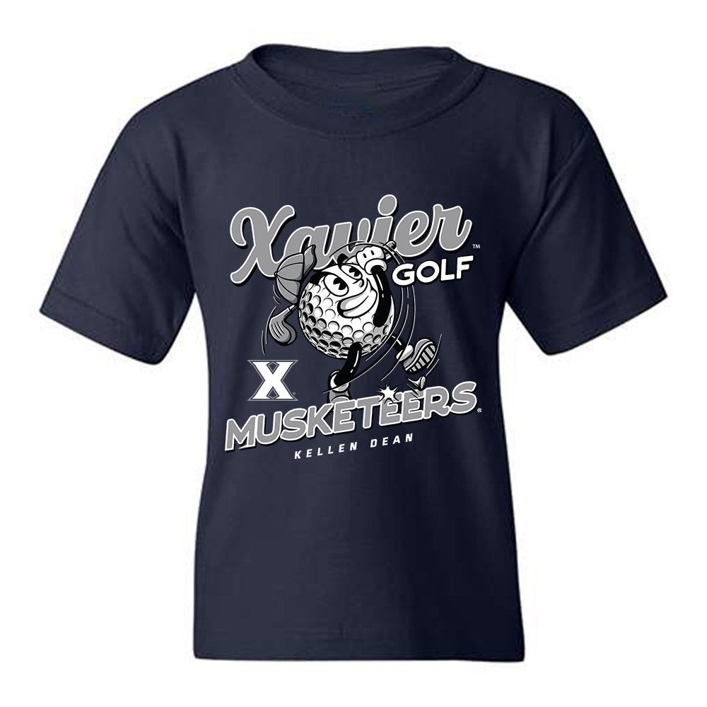 Xavier - NCAA Men's Golf : Kellen Dean - Fashion Shersey Youth T-Shirt-0
