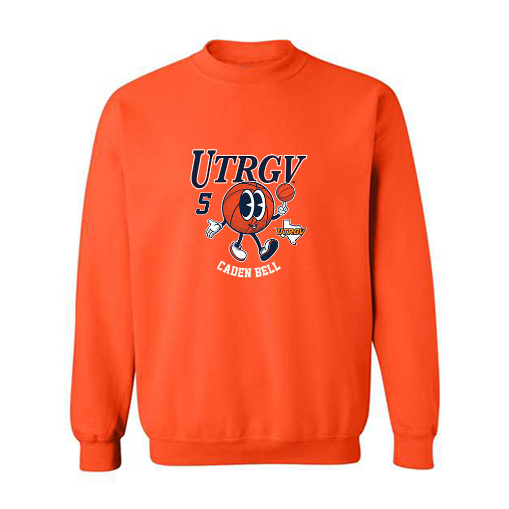 UTRGV - NCAA Men's Basketball : Caden Bell - Fashion Shersey Crewneck Sweatshirt-0