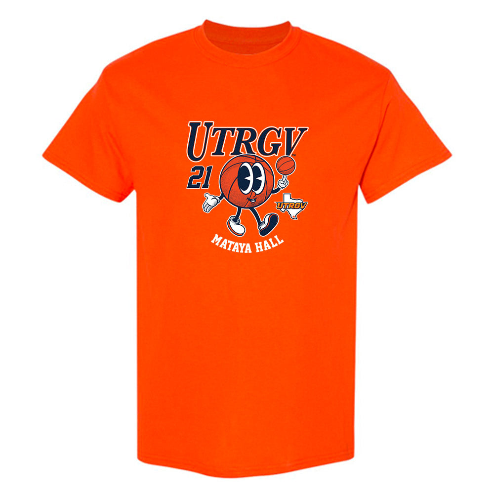 UTRGV - NCAA Women's Basketball : mataya hall - Fashion Shersey T-Shirt-0