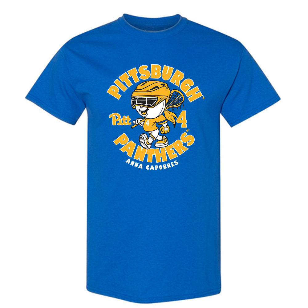 Pittsburgh - NCAA Women's Lacrosse : Anna Capobres - Fashion Shersey T-Shirt-0