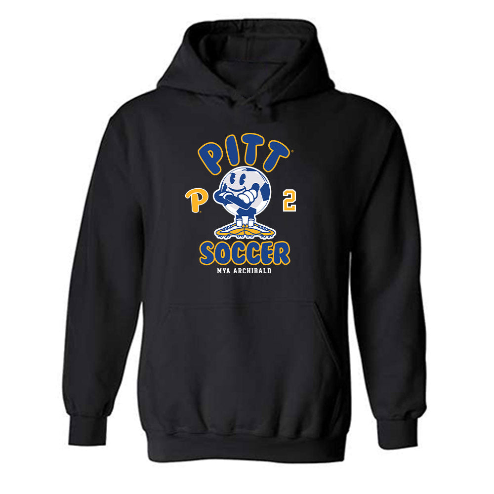 Pittsburgh - NCAA Women's Soccer : Mya Archibald - Fashion Shersey Hooded Sweatshirt-0