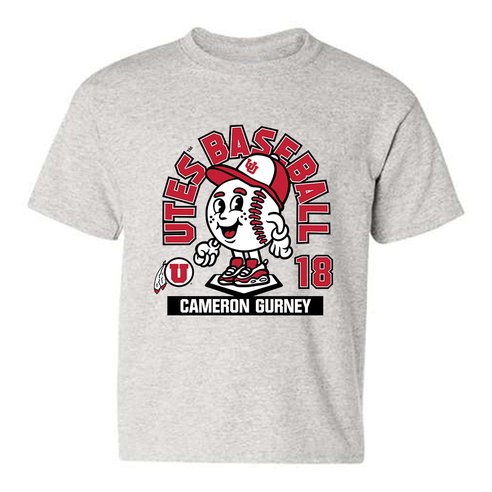 Utah - NCAA Baseball : Cameron Gurney - Fashion Shersey Youth T-Shirt-0
