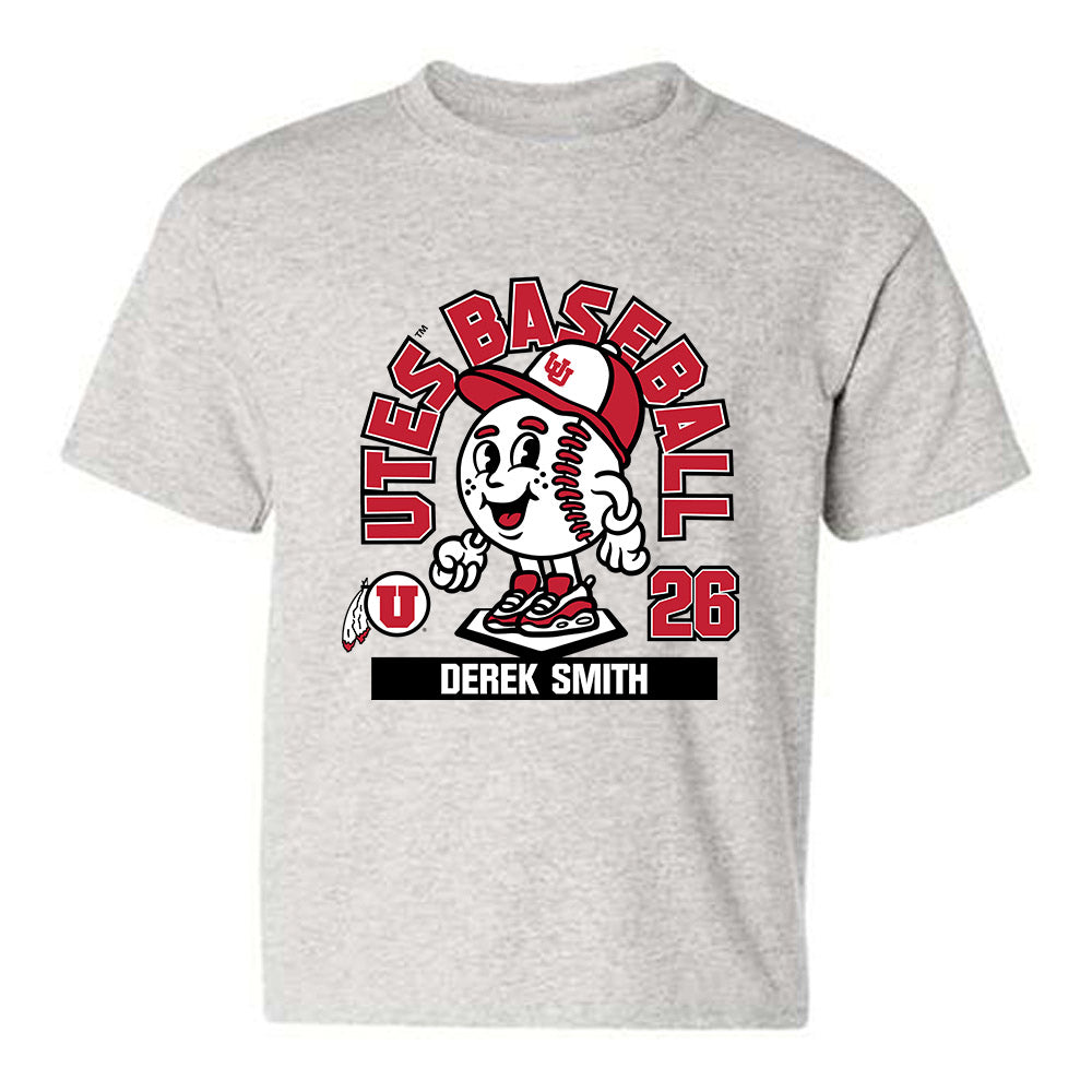 Utah - NCAA Baseball : Derek Smith - Fashion Shersey Youth T-Shirt-0