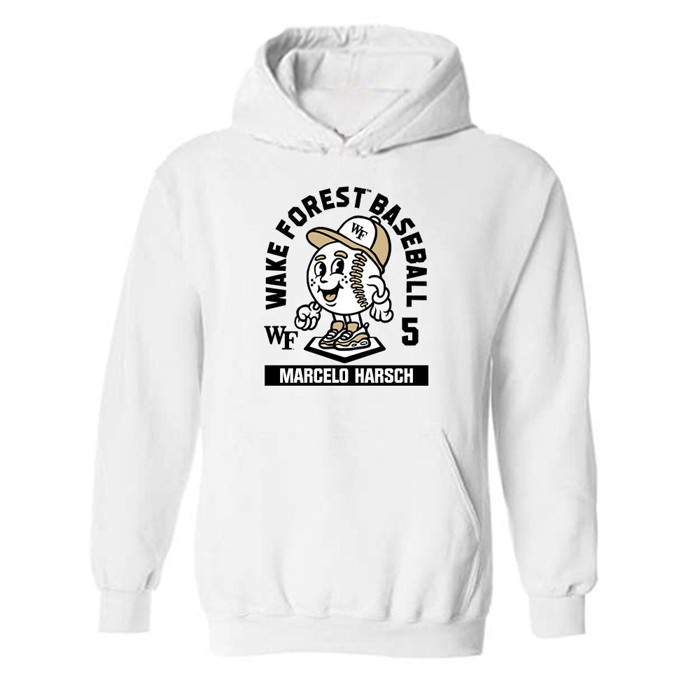 Wake Forest - NCAA Baseball : Marcelo Harsch - Fashion Shersey Hooded Sweatshirt-0