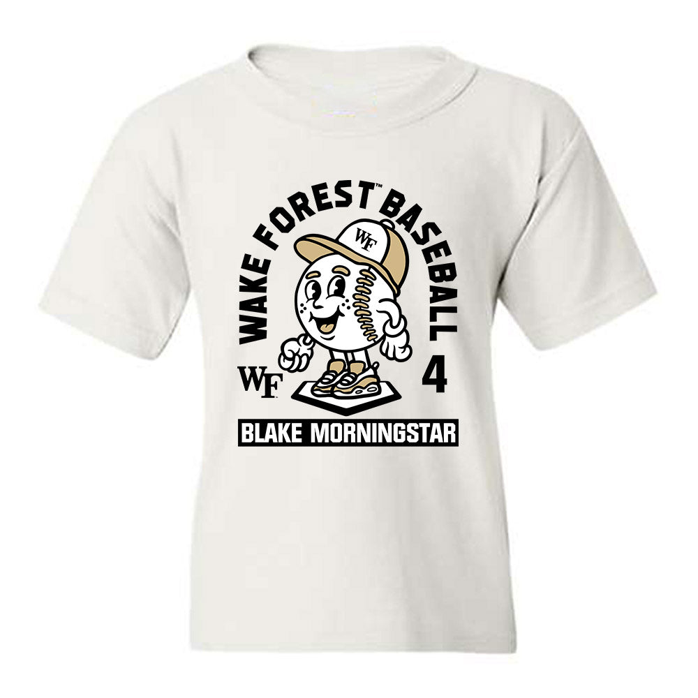 Wake Forest - NCAA Baseball : Blake Morningstar - Fashion Shersey Youth T-Shirt-0