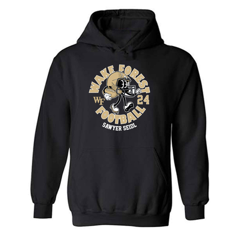 Wake Forest - NCAA Football : Sawyer Seidl - Fashion Shersey Hooded Sweatshirt-0