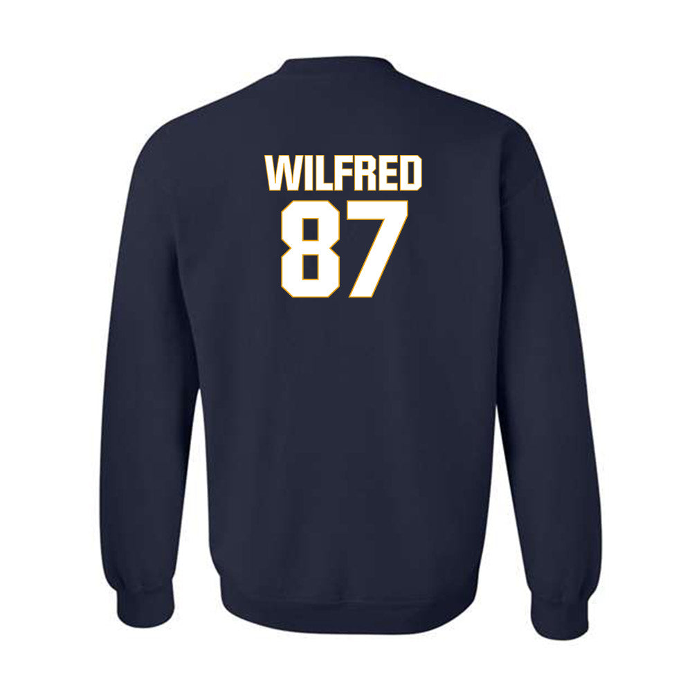 West Virginia - NCAA Football : Greg Wilfred - Fashion Shersey Crewneck Sweatshirt-1